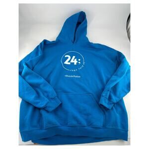 Mental Health Awareness Sweatshirt Unisex 3 XL Blue Turquoise Hoodie Anxiety